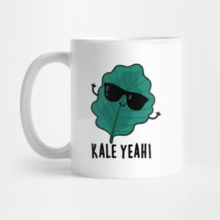 Kale Yeah Cute Veggie PUn Mug